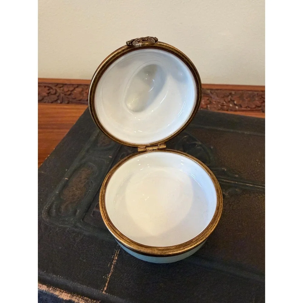 Vintage‎ Limoges Castel Mallard Duck Trinket Box
